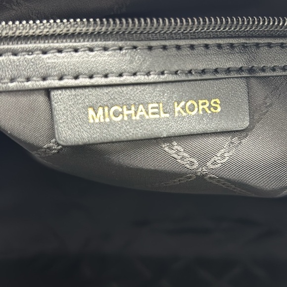 95- MICHAEL Michael Kors Holly Black Grab Tote Bag NWT - Picture 14 of 15